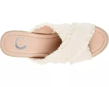 Туфли на каблуках Comfort Foam Shanni Wedge Journee Collection, бежевый