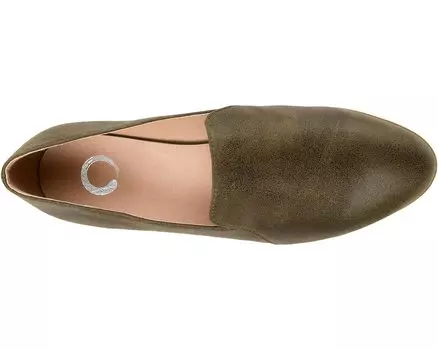 Туфли на каблуках Comfort Foam Taite Sliver Wedge Journee Collection, оливковый