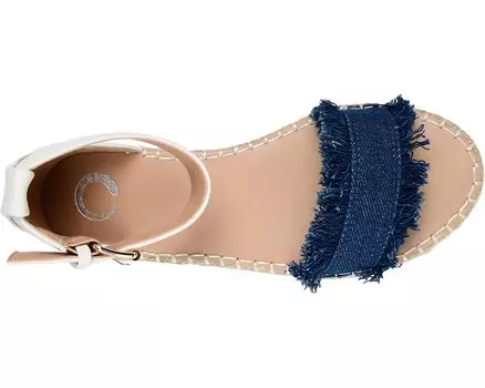 Туфли на каблуках Comfort Foam Tristeen Sandal Journee Collection, джинсовая ткань