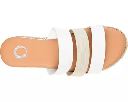 Туфли на каблуках Comfort Foam Whitty Sandal Journee Collection, белый
