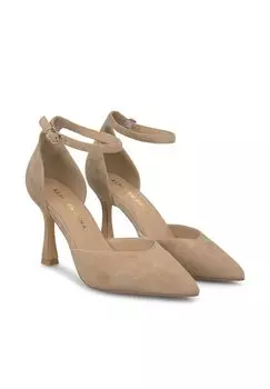 Туфли на каблуках CON TACN DE AGUJA Y CIERRE CON HEBILLA Alma en Pena, коричневый