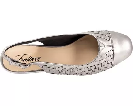 Туфли на каблуках Dea Woven Trotters, олово