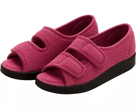 Туфли на каблуках Easy Closure Open Toed Sandals - Indoor & Outdoor Silverts, лепесток розы