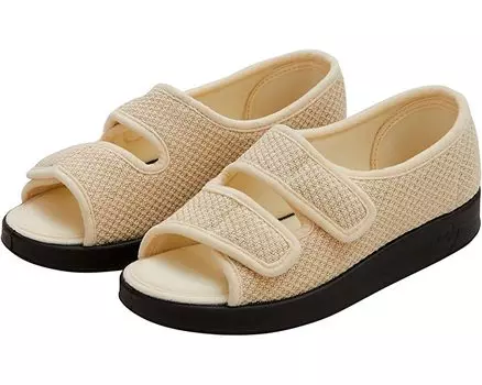 Туфли на каблуках Easy Closure Open Toed Sandals - Indoor & Outdoor Silverts, натуральный