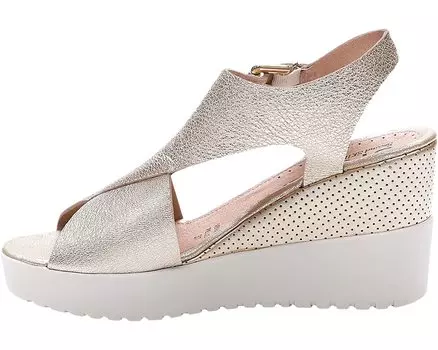 Туфли на каблуках Ely 10 Laminated Lth Stonefly, металл платино