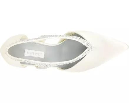 Туфли на каблуках Fantasy 7 Nine West, слоновая кость атлас