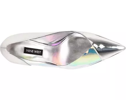Туфли на каблуках Flava 8 Nine West, серебряный радужный