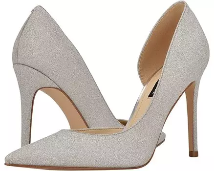 Туфли на каблуках Folowe 3 Nine West, серебряный блеск