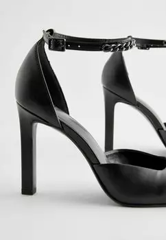 Туфли на каблуках FOREVER COMFORT SQUARE TOE REGULAR FIT Next, черный