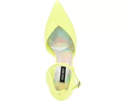 Туфли на каблуках Frends 3 Nine West, лайм патент