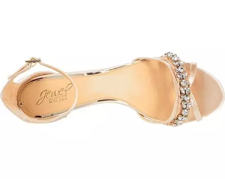 Туфли на каблуках Giona Jewel Badgley Mischka, шампанское