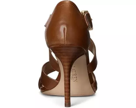 Туфли на каблуках Gisella Sandal LAUREN Ralph Lauren, глубокий седельный загар