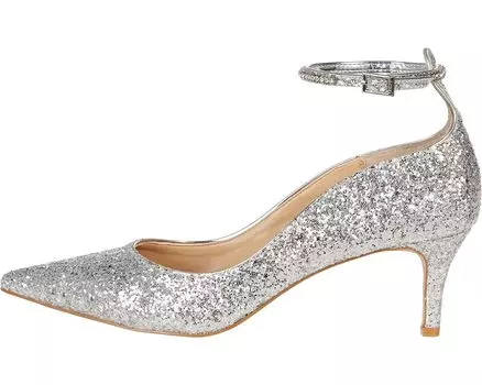 Туфли на каблуках Jamila Jewel Badgley Mischka, серебряный блеск