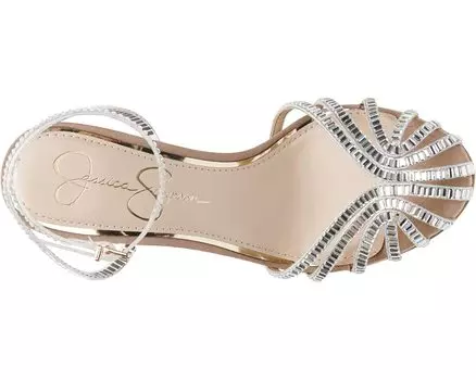 Туфли на каблуках Jileta Jessica Simpson, серебро