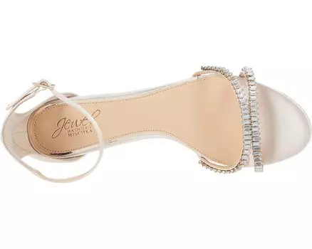 Туфли на каблуках Joanne Jewel Badgley Mischka, шампанское сатин