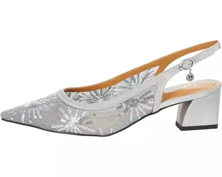 Туфли на каблуках Juliah J. Renee, серебряная блестка