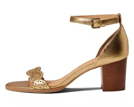 Туфли на каблуках Lauren Ankle Strap Mid Heel Jack Rogers, золото