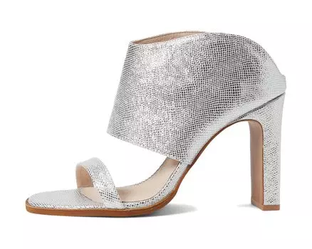 Туфли на каблуках Linx 42 GOLD, серебряный чешуйчатый металлик