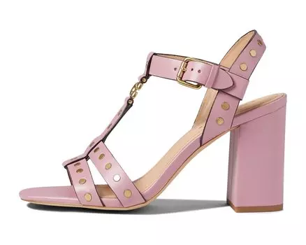 Туфли на каблуках Margaret Leather Sandal COACH, тюльпан