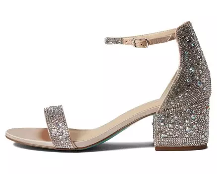 Туфли на каблуках Mari Heeled Sandal Blue by Betsey Johnson, шампанское