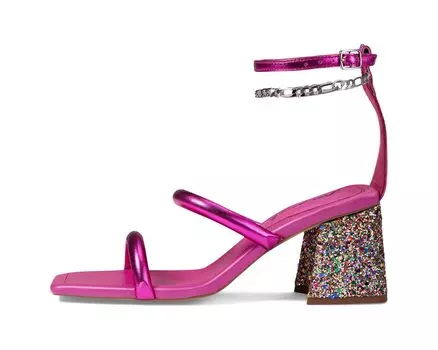 Туфли на каблуках Parker Chain Heel Free People, пурпурный металлик