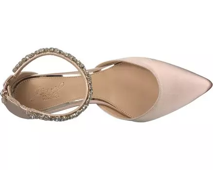 Туфли на каблуках Raleigh Jewel Badgley Mischka, шампанское