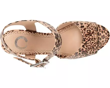 Туфли на каблуках Ricci Wedge Journee Collection, леопард