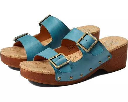 Туфли на каблуках Saffron Kork-Ease, бирюзовый