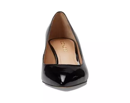 Туфли на каблуках Sloane Patent Leather Pump COACH, черный
