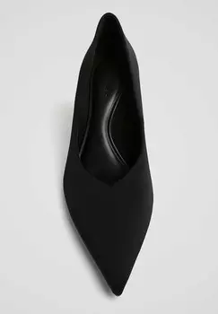 Туфли на каблуках Stradivarius, черный