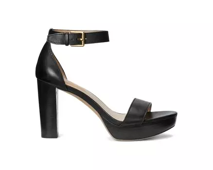 Туфли на каблуках Sylvia Sandal LAUREN Ralph Lauren, черный
