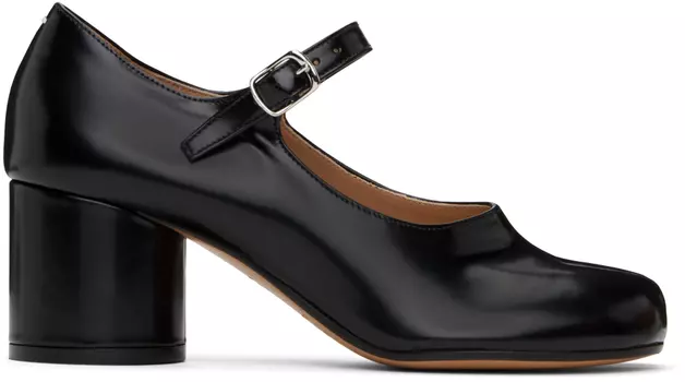 Туфли на каблуках «Таби Мэри Джейн» Maison Margiela, черный