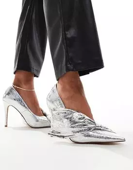 Туфли на каблуке Azalea Wang Geovanni с декором из серебра
