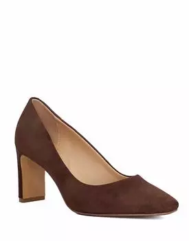 Туфли на каблуке Dune London Arriving коричневого цвета