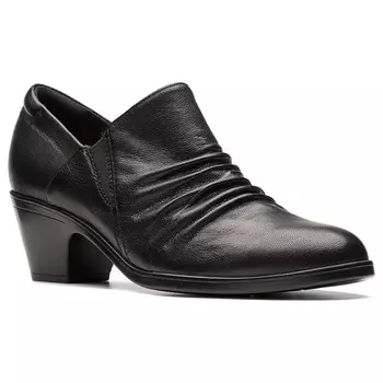 Туфли на каблуке Emily2 cove comfort от Clarks, черный кожа