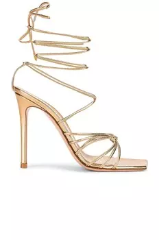 Туфли на каблуке из шелка наппа с ремешками Gianvito Rossi, цвет Mekong