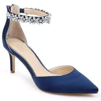 Туфли на каблуке Jewel Badgley Mischka Raleigh, navy