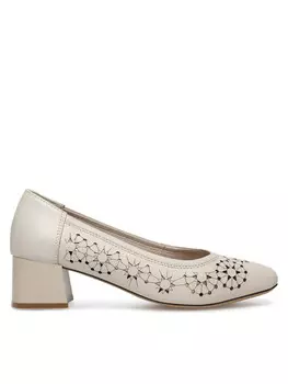 Туфли на каблуке Lasocki, бежевый