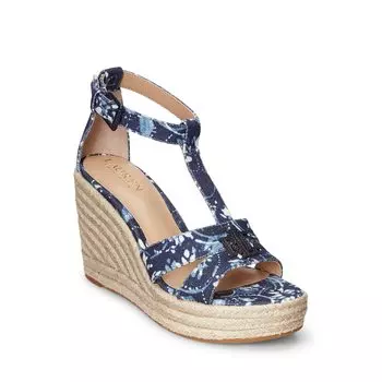 Туфли на каблуке LAUREN Ralph Lauren Hale Floral Espadrille Wedge