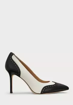 Туфли на каблуке LYNDEN NAPPA LEATHER & CALFSKIN PUMP Lauren Ralph Lauren, молочный