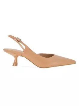 Туфли на каблуке-рюмочке с ремешком на пятке Bcbgeneration, цвет Tan
