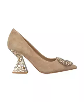 Туфли на каблуке с декором Alma En Pena, коричневый
