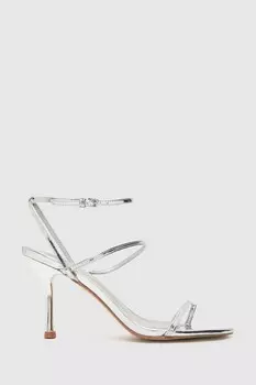 Туфли на каблуке с завязками Silver Mary Jane Stasia Schuh, серебряный