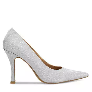 Туфли на каблуке Sergio Bardi WFA2530-2Z-SB Silver, серебро