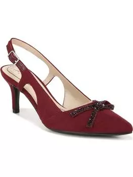 Туфли на каблуке Social Scene женские с миндалевидным носком и ремешком на щиколотке LifeStride, цвет pinotno