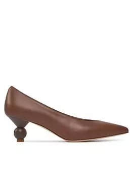 Туфли на каблуке Weekend Max Mara Renza, коричневый