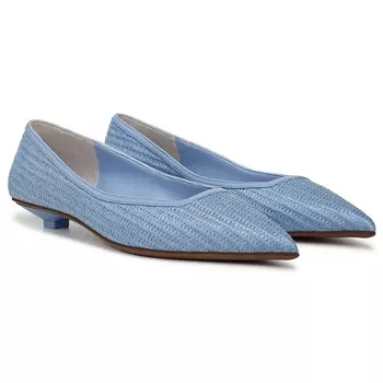 Туфли на низком каблуке Prella Franco Sarto, denim blue raffia
