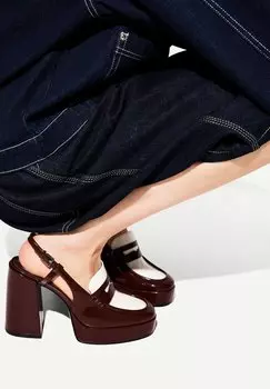 Туфли на платформе Bershka, мультиколор