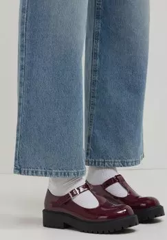 Туфли на платформе Calliope, темно-красный