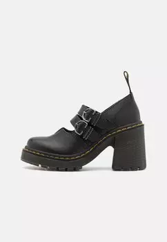 Туфли на платформе Eviee Dr. Martens, черный